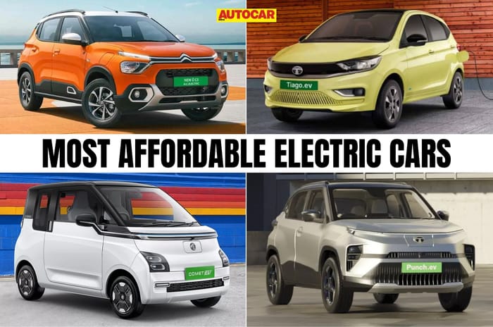 Most affordable EVs in India 